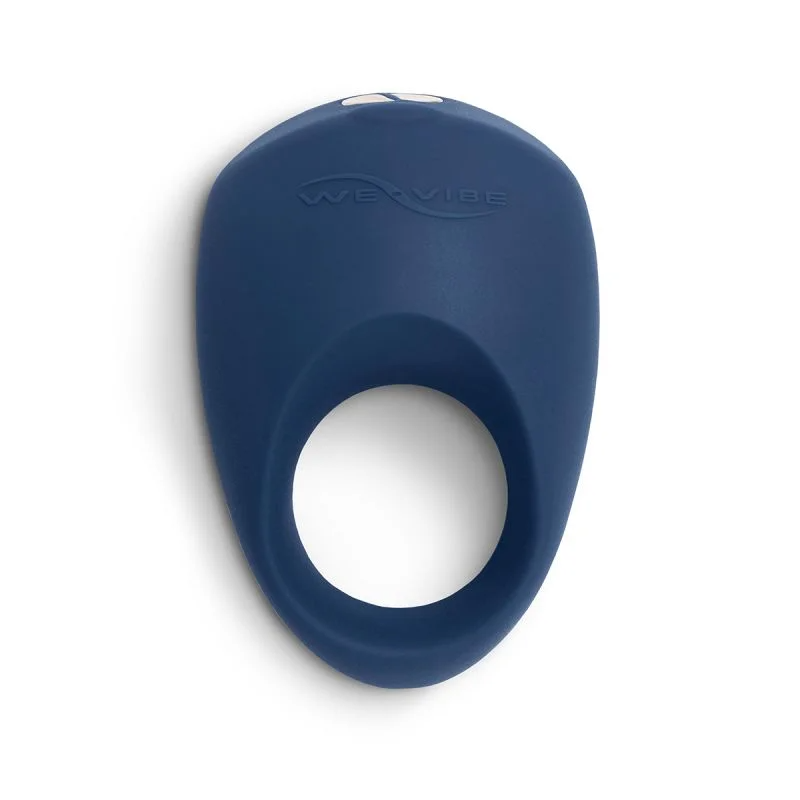Black We-Vibe Pivot Vibrating Ring with a flexible, body-safe fit.