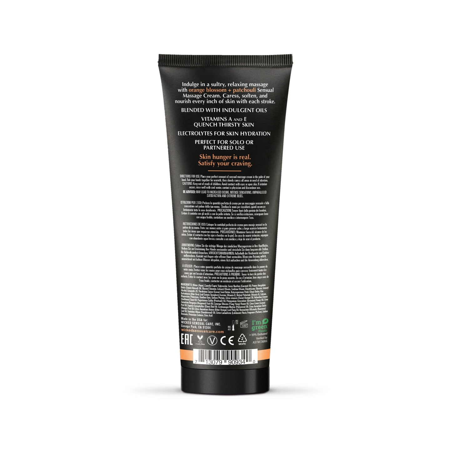 Orange Blossom Patchouli Massage Cream 4Oz - Male Pleasure Toys Discover premium men's pleasure toys designed for satisfaction, performance, and uniqu
