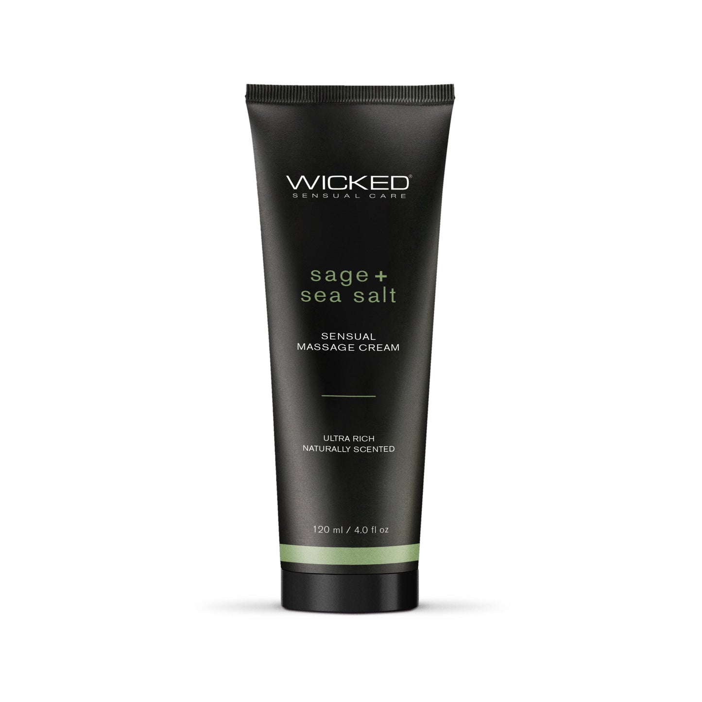 White Wicked Sage + Sea Salt Massage Cream with a rich, nourishing formula.