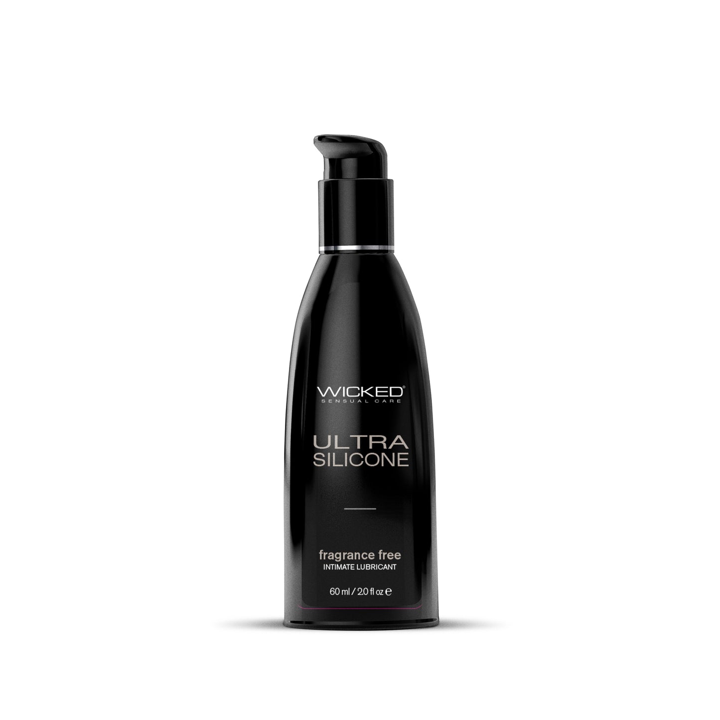 Clear Wicked Ultra Silicone Lube with a highly concentrated formula.