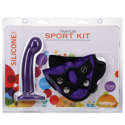 Tantus Silicone Sport Harness Kit Midnight Purple