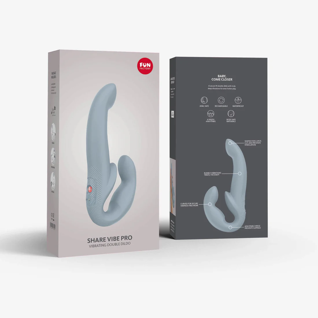 ShareVibe Pro Vibrating Double Dildo