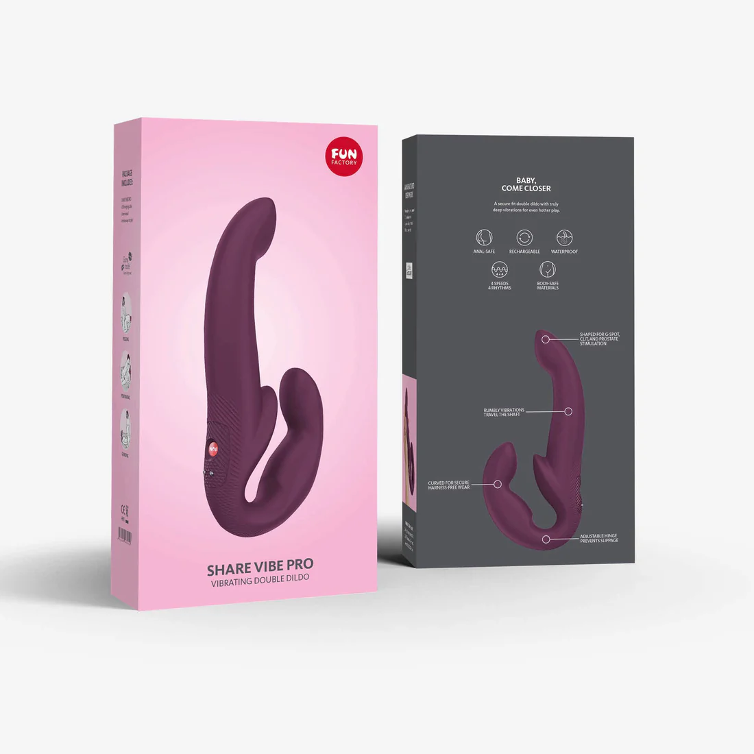 ShareVibe Pro Vibrating Double Dildo