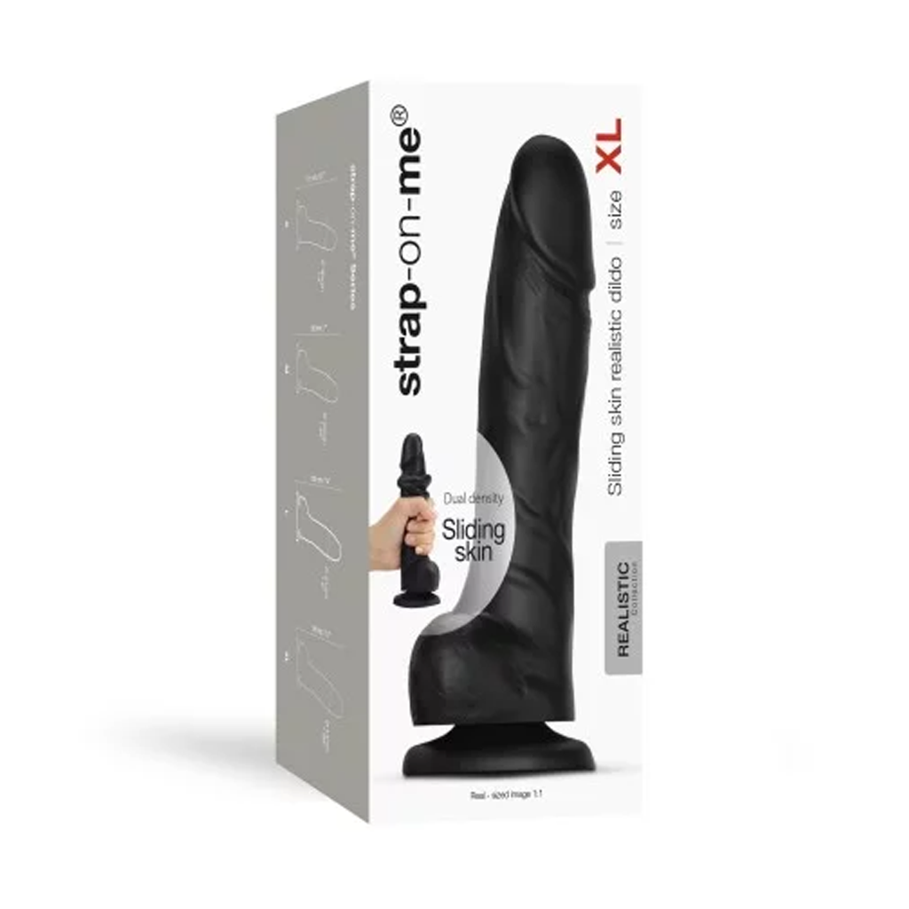 Sliding Skin Realistic Dildo - Size XL