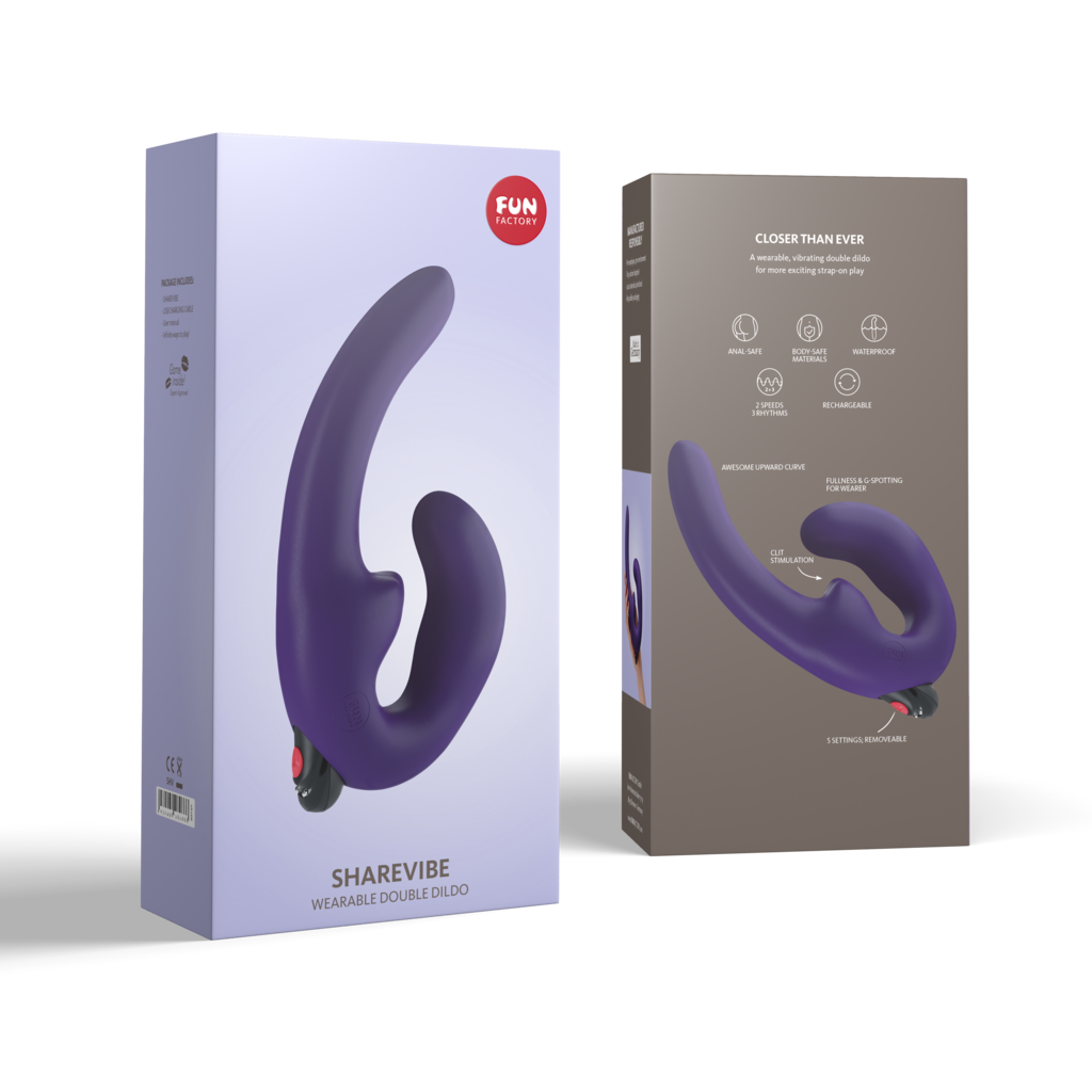 ShareVibe Vibrating Double Dildo