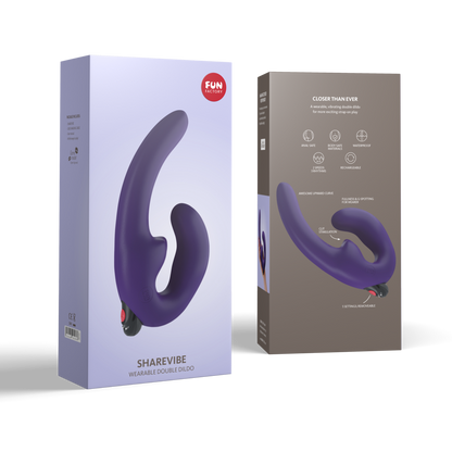 ShareVibe Vibrating Double Dildo