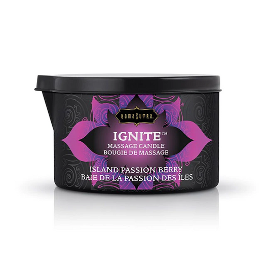 Ignite Massage Oil Candle - Island Passion Berry