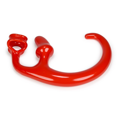 ALIEN TAIL, butt plug + sling, RED