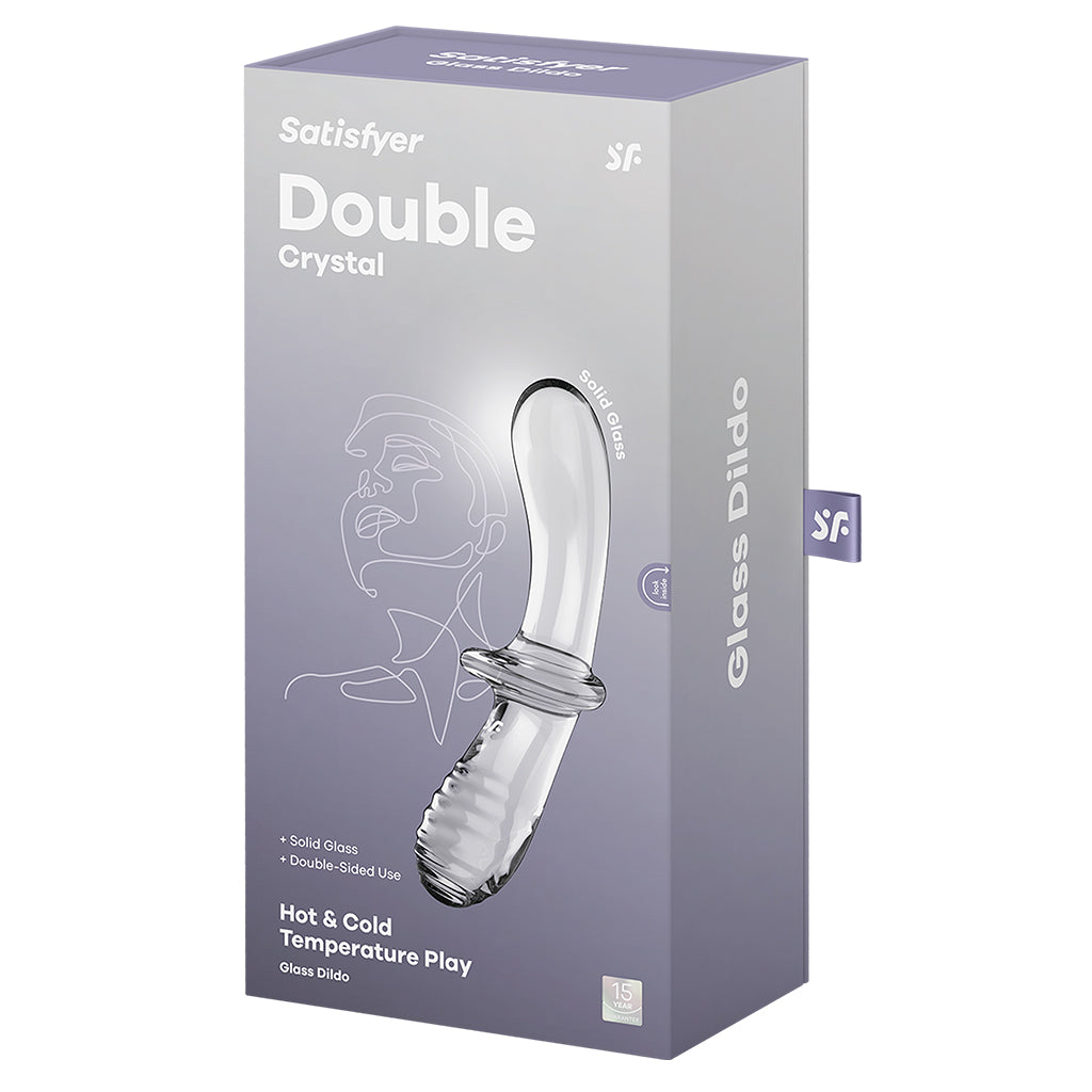 Crystal Glass Double Dildo