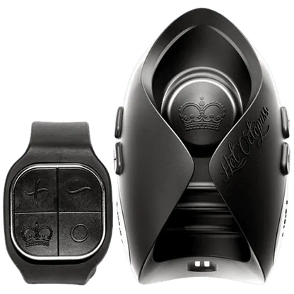 Black Hot Octopuss PULSE SOLO LUX with powerful PulsePlate™ technology.