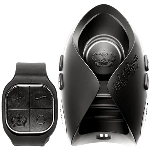 Black Hot Octopuss PULSE SOLO LUX with powerful PulsePlate™ technology.